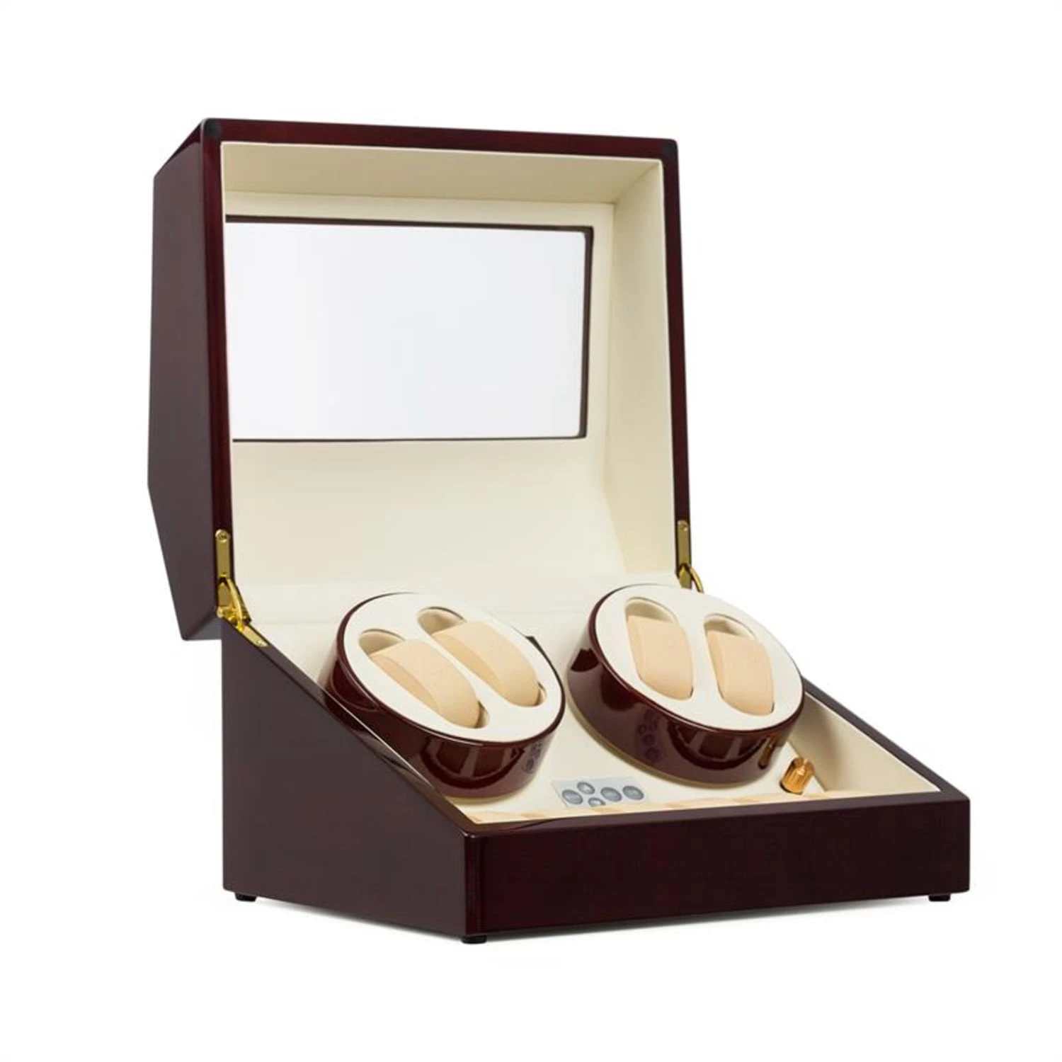 Old Marshall Uhrenbeweger Schaukasten Vitrine 10 Uhren Watch Winder 2 Old Marshall Uhrenbeweger Schaukasten Vitrine 10 Uhren Watch Winder – Bild 2