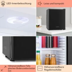 Happy Hour Minibar 5-15°C EEK G Lautlos 23dB LED-Licht -Küche Zu Hause 10005399 DE 0005 usp