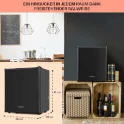 Happy Hour Minibar 5-15°C EEK G Lautlos 23dB LED-Licht -Küche Zu Hause 10005399 DE 0006 usp