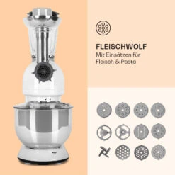 Lucia Küchenmaschine 3-in-1 2000 W / 2,7 PS 5 Ltr Edelstahl BPA-frei -Küche Zu Hause 10008236 de 0005 logo