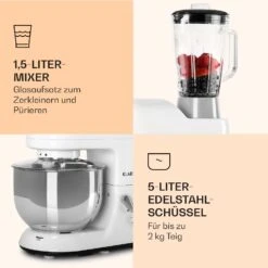 Lucia Küchenmaschine 3-in-1 2000 W / 2,7 PS 5 Ltr Edelstahl BPA-frei -Küche Zu Hause 10008236 de 0006 logo