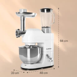 Lucia Küchenmaschine 3-in-1 2000 W / 2,7 PS 5 Ltr Edelstahl BPA-frei -Küche Zu Hause 10008236 yy 0008 logo