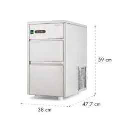 Powericer XL Eiswürfelmaschine Industrie 145W 20 Kg/d 3,5 Kg Behälter -Küche Zu Hause 10013323 yy 0010 logo Klarstein Powericer XL Ice Maker