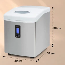 Mr. Silver-Frost Eismaschine 150W Edelstahl Weiß 15kg 13 Mr. Silver-Frost Eismaschine 150W Edelstahl Weiß 15kg -Küche Zu Hause 10020110 yy 0011 dimensions