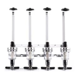 Hazlehov Quartett 4-fach Getränkespender Dosierer Wandmontage -Küche Zu Hause 10026800 yy 0003 titel oneConcept Hazlehov Quartett Getraenkespender
