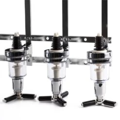 Hazlehov Quartett 4-fach Getränkespender Dosierer Wandmontage -Küche Zu Hause 10026800 yy 0005 titel oneConcept Hazlehov Quartett Getraenkespender