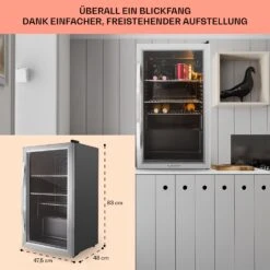 Beersafe XXL Kühlschrank 80 Liter 3 Böden Panoramaglastür Edelstahl 12 Beersafe XXL Kühlschrank 80 Liter 3 Böden Panoramaglastür Edelstahl -Küche Zu Hause 10027673 DE 0006 usp