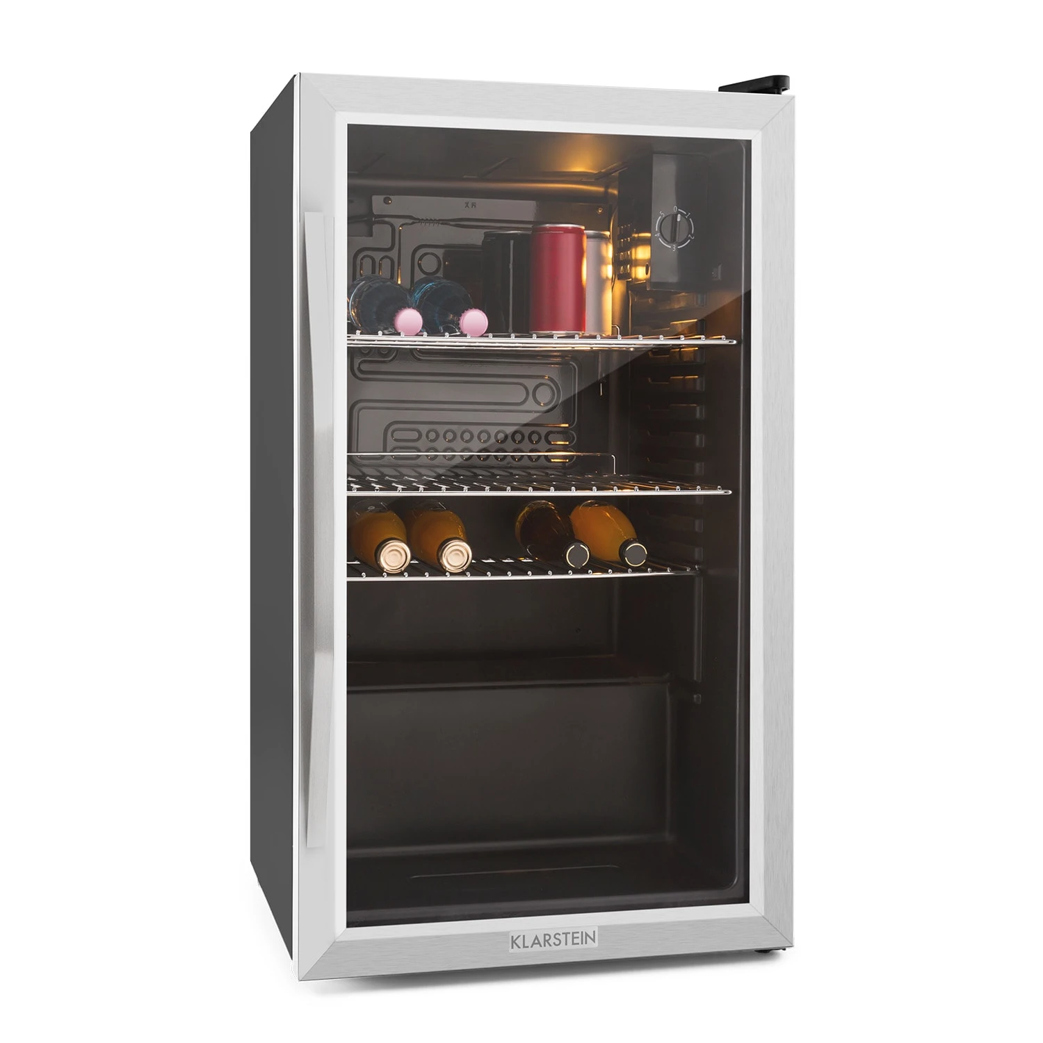 Beersafe XXL Kühlschrank 80 Liter 3 Böden Panoramaglastür Edelstahl 1 Beersafe XXL Kühlschrank 80 Liter 3 Böden Panoramaglastür Edelstahl