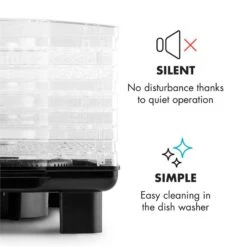 Bananarama Dörrautomat Schwarz 550W Trockner Dehydrator 6 Etagen -Küche Zu Hause 10027831 yy 0006 logo Klarstein Bananarama Doerrautomat schwarz reedit