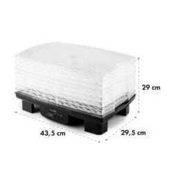 Bananarama Dörrautomat Schwarz 550W Trockner Dehydrator 6 Etagen -Küche Zu Hause 10027831 yy 0009 detail Klarstein Bananarama Doerrautomat schwarz reedit