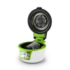 VitAir Turbo Heißluftfritteuse Grün-weiß 1400W Grillen Backen 9l -Küche Zu Hause 10028288 yy 0007 titel 06 Klarstein VitAir Heissluftfritteuse gruen weiss