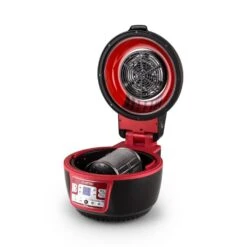 VitAir Turbo Heißluftfritteuse Rot-schwarz 1400W Grillen Backen 9l -Küche Zu Hause 10028289 yy 0007 titel Klarstein VitAir Heissluftfritteuse
