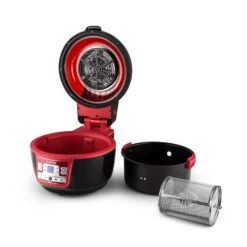 VitAir Turbo Heißluftfritteuse Rot-schwarz 1400W Grillen Backen 9l -Küche Zu Hause 10028289 yy 0008 titel Klarstein VitAir Heissluftfritteuse