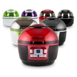 VitAir Turbo Heißluftfritteuse Rot-schwarz 1400W Grillen Backen 9l -Küche Zu Hause 10028289 yy 0011 variant