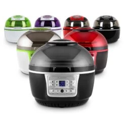 VitAir Turbo Heißluftfritteuse Grau-schwarz 1400W Grillen Backen 9l -Küche Zu Hause 10028290 yy 0012 variant