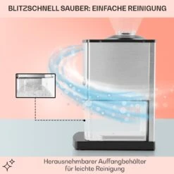Icebreaker Ice Crusher 15kg/h 3,5Liter Eisbehälter Edelstahl -Küche Zu Hause 10028440 de 0005 usp