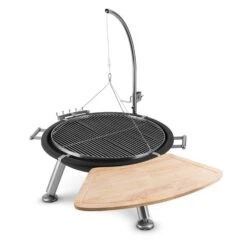 Turion Galgen-Schwenkgrill Feuerschale Ø80cm BBQ Seilzug Edelstahl -Küche Zu Hause 10028486 yy 0004 logo