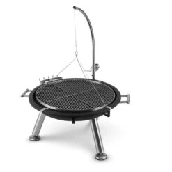 Turion Galgen-Schwenkgrill Feuerschale Ø80cm BBQ Seilzug Edelstahl -Küche Zu Hause 10028486 yy 0008 logo