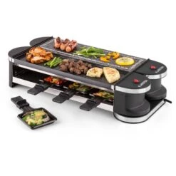Tenderloin 50/50 Raclette-Grill 1200W 8 Personen Naturstein & Grill 11 Tenderloin 50/50 Raclette-Grill 1200W 8 Personen Naturstein & Grill -Küche Zu Hause 10028578 yy 0007 logo 07 Klarstein Tenderloin Raclette Grill