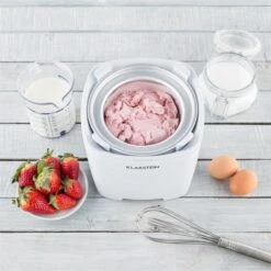Creamberry Eiscremebereiter Flaschenkühler Frozen Yogurt 1,5l Weiß 7 Creamberry Eiscremebereiter Flaschenkühler Frozen Yogurt 1,5l Weiß -Küche Zu Hause 10028925 yy 0004 ambient Klarstein Creamberry Eisbereiter reedit