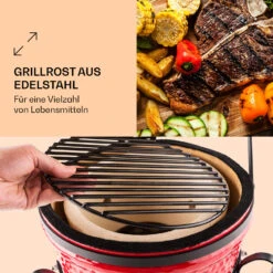 Princesize Kamado-Grill Keramikgrill Edelstahl-Grillrost Smoker BBQ -Küche Zu Hause 10029124 de 0003 logo