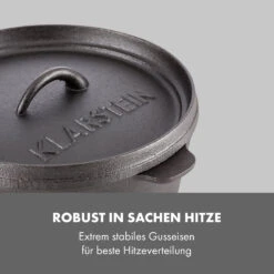 Hotrod 45 Dutch Oven BBQ-Topf 4,5 Qt / 4 Liter Gusseisen Schwarz -Küche Zu Hause 10029165 de 0004 logo