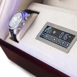 Klingenthal Uhrenbeweger Rechts-Links-Lauf Bis 2200U/d 12 Uhren RGB-LED Touch Abschließbar -Küche Zu Hause 10029479 yy 0006 logo