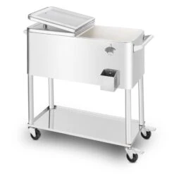 Springbreak 2000 Getränkewagen Terrassenkühlwagen 80l Edelstahl -Küche Zu Hause 10029647 yy 0004 logo