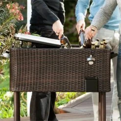 Springbreak Getränkewagen Kühlbox Terrassenkühlwagen 80l Rattandekor 9 Springbreak Getränkewagen Kühlbox Terrassenkühlwagen 80l Rattandekor -Küche Zu Hause 10029648 yy 0004 logo