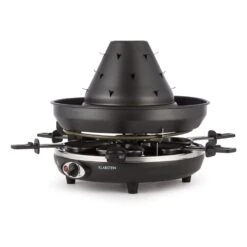 Taste Volcano Tartarengrill Raclettegrill 1500 W 6 Personen Schwarz 11 Taste Volcano Tartarengrill Raclettegrill 1500 W 6 Personen Schwarz -Küche Zu Hause 10030307 yy 0007 front Klarstein Tataren Grill Raclette Grill