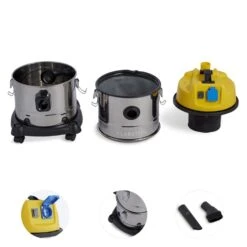 Reinraum 3-in-1 Nass-/Trockensauger Aschesauger 1800W 30l Edelstahl 7 Reinraum 3-in-1 Nass-/Trockensauger Aschesauger 1800W 30l Edelstahl -Küche Zu Hause 10030310 yy 0003 detail Klarstein vacuum cleaner 30L