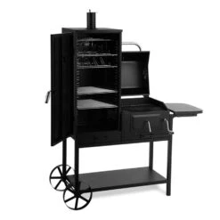 Fleischbrocken Holzkohlegrill Smoker Räucherofen BBQ-Grill Schwarz -Küche Zu Hause 10030554 yy 0003 titel Professional charcoal grill and smoker
