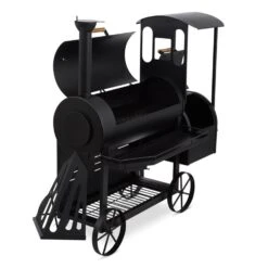 Dampflok Smoker Grill 3 Mm Stahl Schwarz -Küche Zu Hause 10030555 yy 0006 front Train Grill