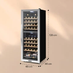 Vinamour 54 Duo Weinkühlschrank 2 Zonen 148 Ltr 54 Fl Touch-Display 13 Vinamour 54 Duo Weinkühlschrank 2 Zonen 148 Ltr 54 Fl Touch-Display -Küche Zu Hause 10030714 yy 0007 logo