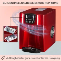 Ice Volcano 2G Eismaschine LED 12kg Je 24h 2l 6-12min Rot 13 Ice Volcano 2G Eismaschine LED 12kg Je 24h 2l 6-12min Rot -Küche Zu Hause 10030849 DE 0005 usp
