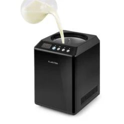 Vanilly Sky Family Eiscremebereiter Frozen Yoghurt 250W 2,5l Schwarz -Küche Zu Hause 10031848 yy 0005 detail Klarstein Vanilly Sky Family Eiscremebereiter schwarz