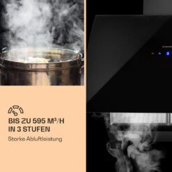 Annabelle 60 Dunstabzugshaube Glas 595 M³/h Touch-Armatur Schwarz 12 Annabelle 60 Dunstabzugshaube Glas 595 M³/h Touch-Armatur Schwarz -Küche Zu Hause 10031905 de 0004 logo