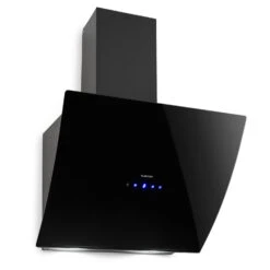Annabelle 60 Dunstabzugshaube Glas 595 M³/h Touch-Armatur Schwarz