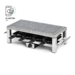 Schmelzlette Raclette 1500W Naturstein-Platte Edelstahlgehäuse 13 Schmelzlette Raclette 1500W Naturstein-Platte Edelstahlgehäuse -Küche Zu Hause 10032028 yy 0007 logo Klarstein Schmelzlette Raclette 1500W Edelstahl