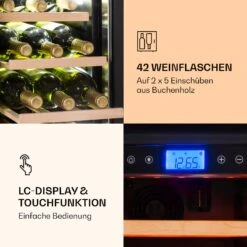 Vinovilla 42 Twin Built-In Duo Weinkühlschrank 2 Zonen 126l 42 Fl Glas -Küche Zu Hause 10032032 de 0005 logo