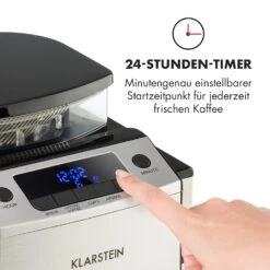 Aromatica X Kaffeemaschine Mahlwerk Glaskanne Aroma+ Edelstahl -Küche Zu Hause 10032102 de 0006 logo