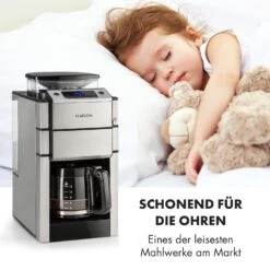 Aromatica X Kaffeemaschine Mahlwerk Glaskanne Aroma+ Edelstahl -Küche Zu Hause 10032102 de 0007 logo