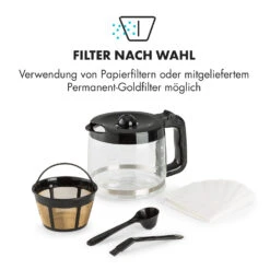 Aromatica X Kaffeemaschine Mahlwerk Glaskanne Aroma+ Edelstahl -Küche Zu Hause 10032102 de 0008 logo