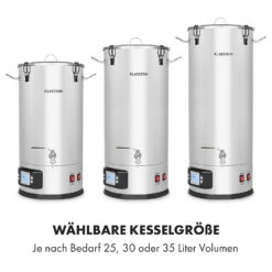 Maischfest Maischekessel 5 Teile 1500/3000W 25l LCD Touch 11 Maischfest Maischekessel 5 Teile 1500/3000W 25l LCD Touch -Küche Zu Hause 10032121 de 0003 logo