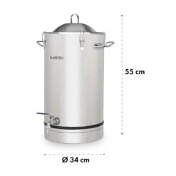 Maischfest Fermenter 25 Fermentierkessel 25 Ltr Gärröhrchen Edelstahl 11 Maischfest Fermenter 25 Fermentierkessel 25 Ltr Gärröhrchen Edelstahl -Küche Zu Hause 10032122 yy 0006 logo Klarstein Maischfest Fermenter 25 Gaerkessel 25l