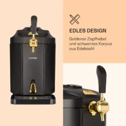 Skal Bierzapfanlage Bierkühler 5l Fässer CO2 Edelstahl Schwarz 9 Skal Bierzapfanlage Bierkühler 5l Fässer CO2 Edelstahl Schwarz -Küche Zu Hause 10032176 de 0003 logo