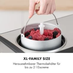 Dolce Bacio Eiscremebereiter Kompressor 2l LCD-Display Touch Edelstahl 13 Dolce Bacio Eiscremebereiter Kompressor 2l LCD-Display Touch Edelstahl -Küche Zu Hause 10032322 de 0004 logo