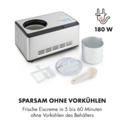 Dolce Bacio Eiscremebereiter Kompressor 2l LCD-Display Touch Edelstahl 14 Dolce Bacio Eiscremebereiter Kompressor 2l LCD-Display Touch Edelstahl -Küche Zu Hause 10032322 de 0005 logo