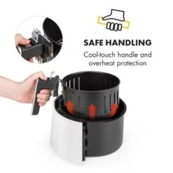 AirVital Heißluftfritteuse 1300W 2,5l CeraPlus-Antihaft Touch Weiß 16 AirVital Heißluftfritteuse 1300W 2,5l CeraPlus-Antihaft Touch Weiß -Küche Zu Hause 10032331 yy 0008 logo Klarstein AirVital Heissluftfritteuse 1300W weiss