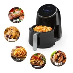 AirVital Heißluftfritteuse 1300W 2,5l CeraPlus-Antihaft Touch Schwarz -Küche Zu Hause 10032332 yy 0003 logo Klarstein AirVital Heissluftfritteuse 1300W schwarz